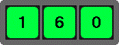 indication de marche normale à 160 kmh