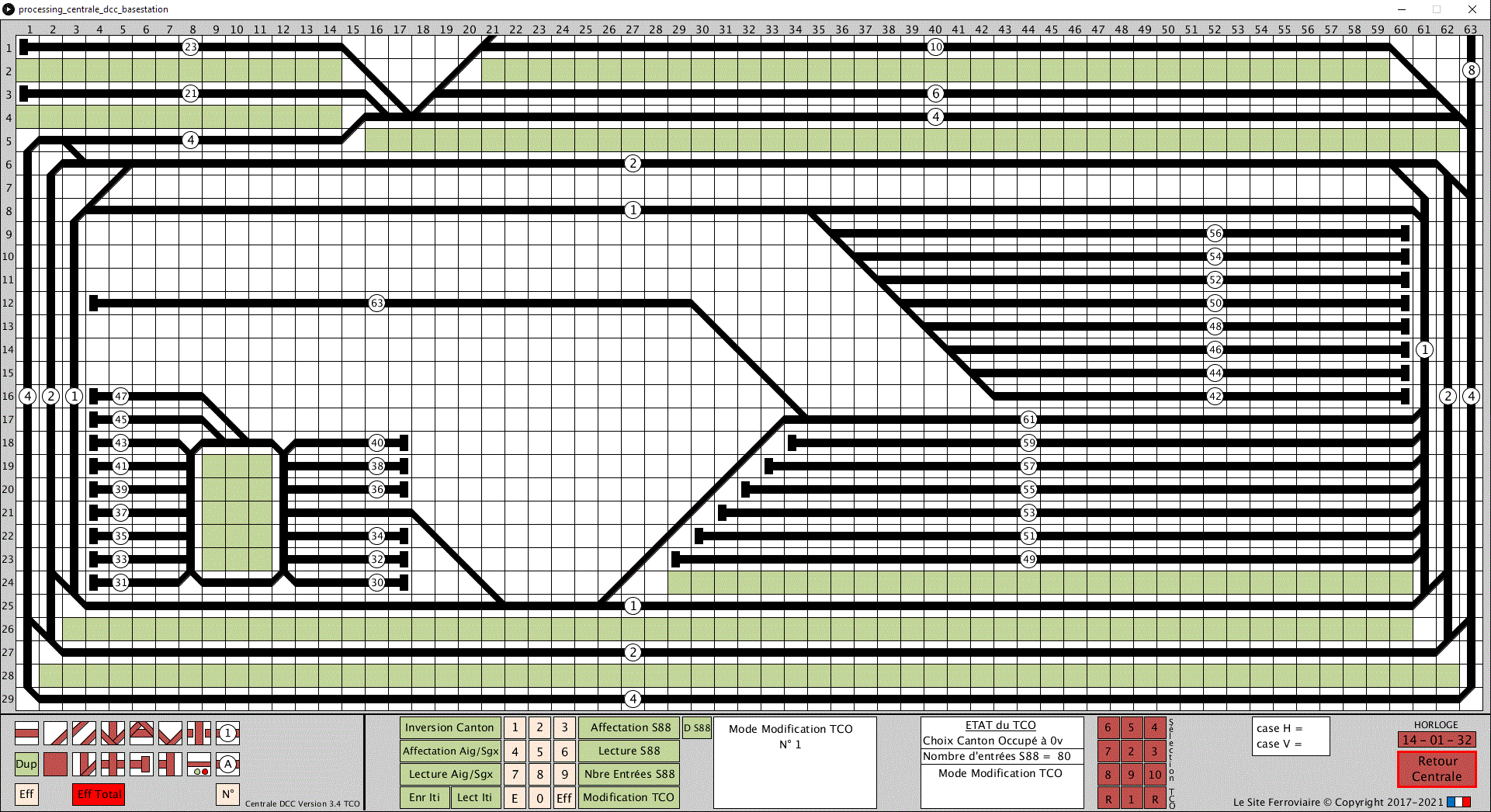 enregistrement d'un trace