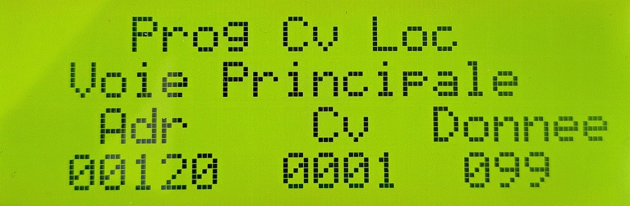 Changement de l'adresse du décodeur