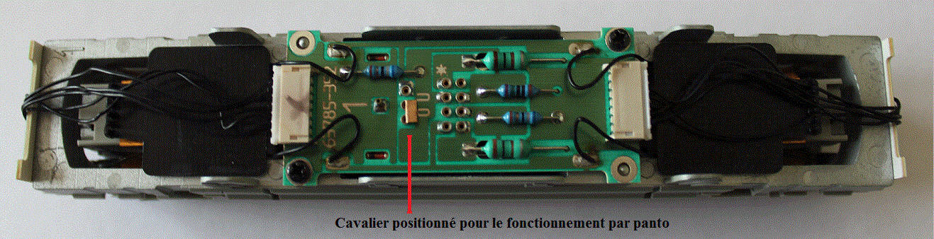 cavalier pour fonctionnement par panto