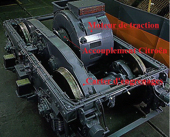 bogie moteur complet