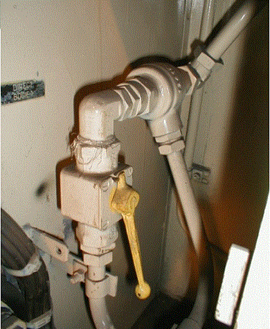 double valve d'arret