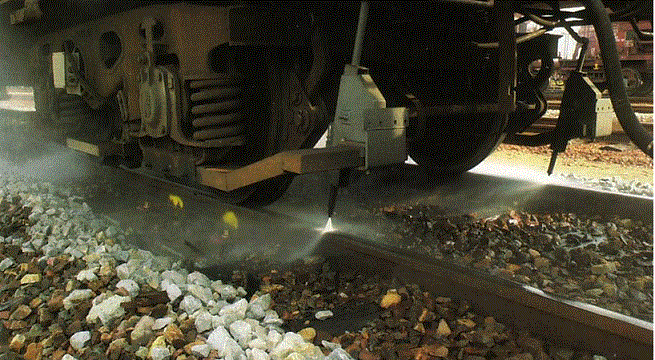 buse sur train karcher