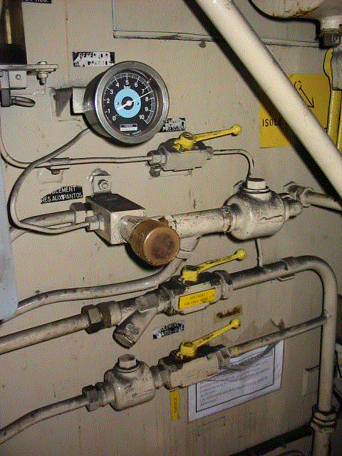 manometre reservoir de secours