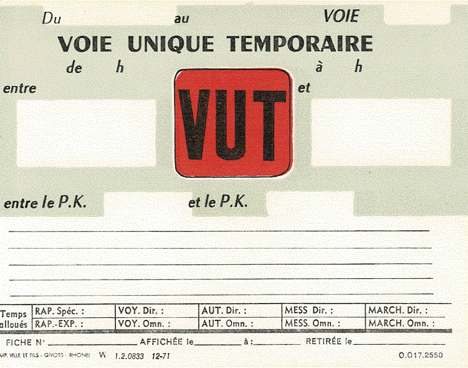 Avis de VUT